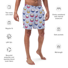 Load image into Gallery viewer, Eco-Friendly Coconut Pattern Swim Trunks