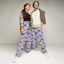 Load image into Gallery viewer, Eco-Friendly Coconut Pattern Wide-Leg Joggers