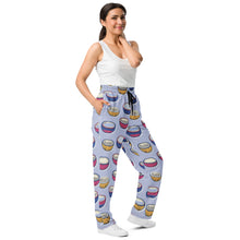 Load image into Gallery viewer, Eco-Friendly Coconut Pattern Wide-Leg Joggers