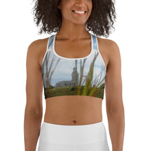 Load image into Gallery viewer, Cabo Rojo Lighthouse Sports Bra – Faro Los Morrillos Photography from Puerto Rico