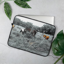 Load image into Gallery viewer, Cabo Rojo Finca Cow Laptop Sleeve – Puerto Rican Farm Life