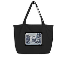 Load image into Gallery viewer, Boquerón Puerto Rico Large Organic Cotton Tote Bag – Eco-Friendly Reusable Shopping Bag