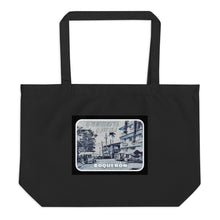 Load image into Gallery viewer, Boquerón Puerto Rico Large Organic Cotton Tote Bag – Eco-Friendly Reusable Shopping Bag