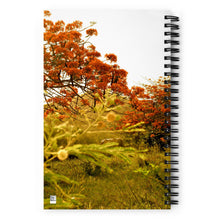 Load image into Gallery viewer, Cabo Rojo Finca Cow & Flamboyan Spiral Notebook