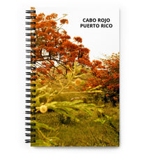 Load image into Gallery viewer, Cabo Rojo Finca Cow & Flamboyan Spiral Notebook