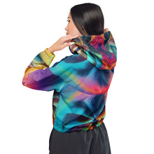 Load image into Gallery viewer, Women’s cropped windbreaker
