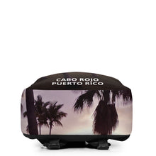 Load image into Gallery viewer, Cabo Rojo Palm Tree Backpack – Puerto Rican Beach Vibes
