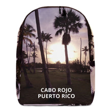 Load image into Gallery viewer, Cabo Rojo Palm Tree Backpack – Puerto Rican Beach Vibes
