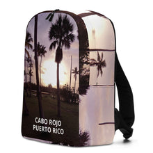 Load image into Gallery viewer, Cabo Rojo Palm Tree Backpack – Puerto Rican Beach Vibes
