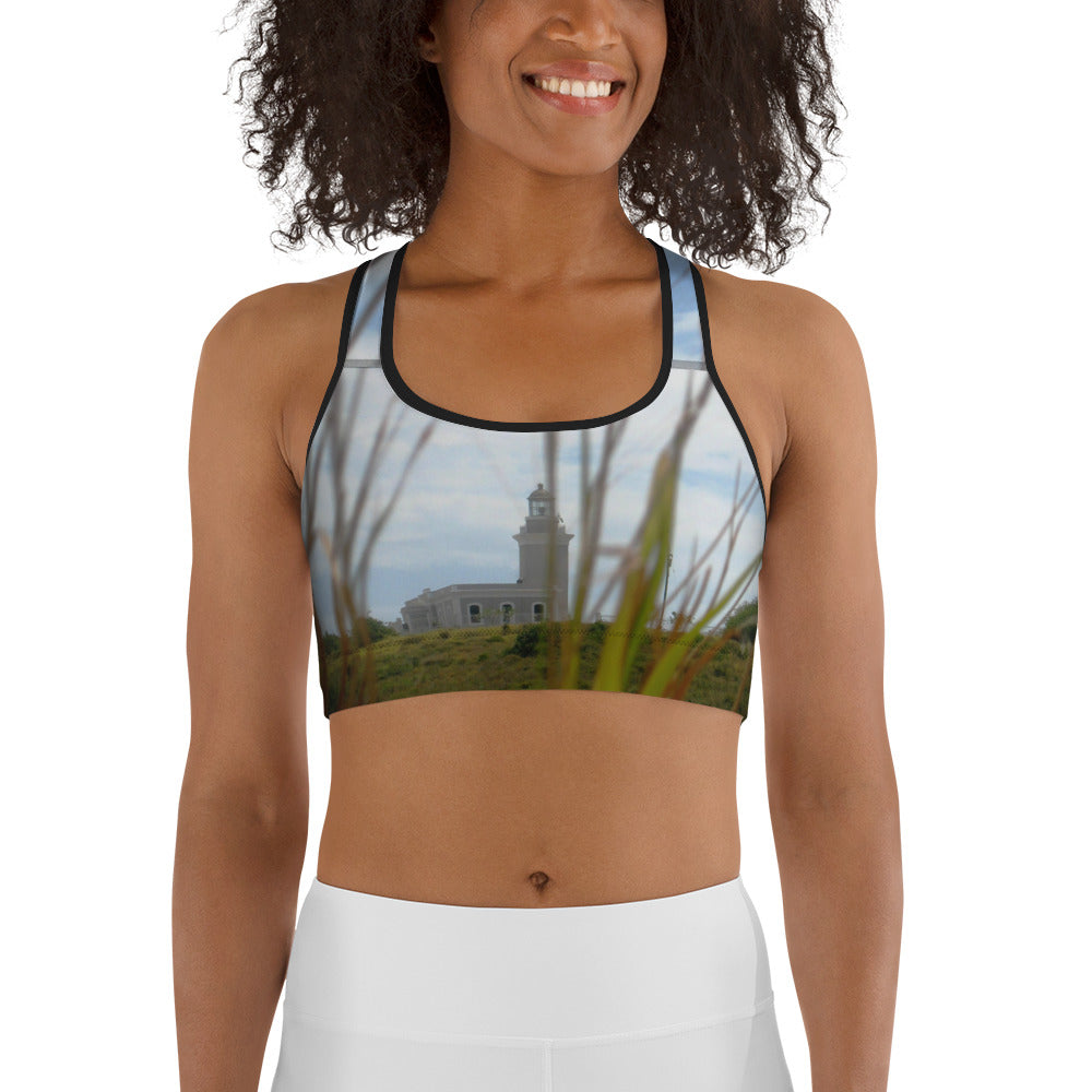 Cabo Rojo Lighthouse Sports Bra – Faro Los Morrillos Photography from Puerto Rico