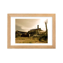 Load image into Gallery viewer, POST-INDUSTRIAL SEPIA Framed matte paper poster
